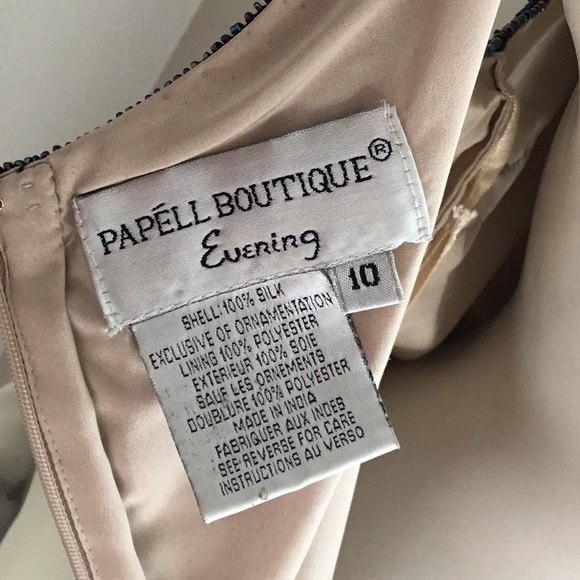 PAPPEL BOUTIQUE SHORT EVENING GOWN - Picture 6 of 6